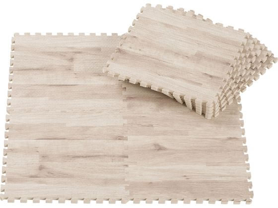 他サイト： やわらかウッディマット 9枚組 ホワイト シービージャパンの商品画像