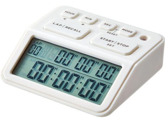 他サイト： 学習タイマー 「ルラップ」 キングジム LLT10-Wの商品画像