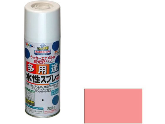 他サイト： 水性多用途スプレー 300ml コスモスピンク アサヒペンの商品画像