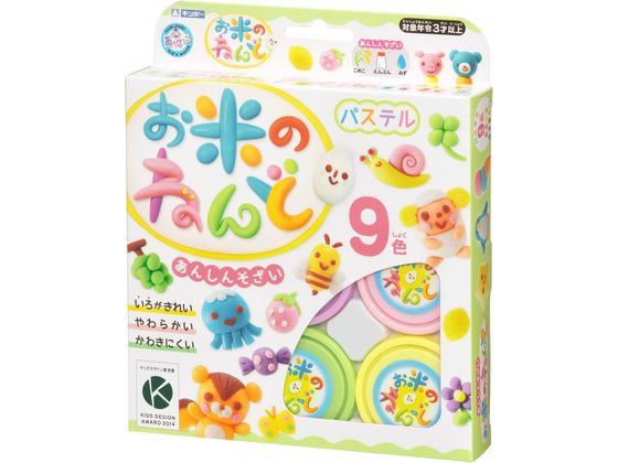 他サイト： お米のねんど パステル 9色セット 銀鳥 462-301の商品画像