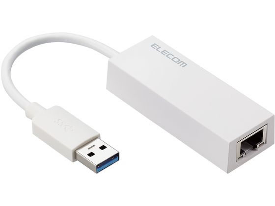 他サイト： 有線LANアダプター 1Gbps エレコム EDC-GUA3V2-Wの商品画像