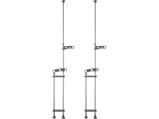 他サイト： ステンレス ベランダ用物干し台 スタンドポール 積水樹脂 DSL-10の商品画像