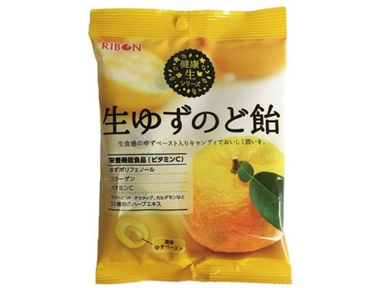 他サイト： 生ゆずのど飴 78g リボンの商品画像