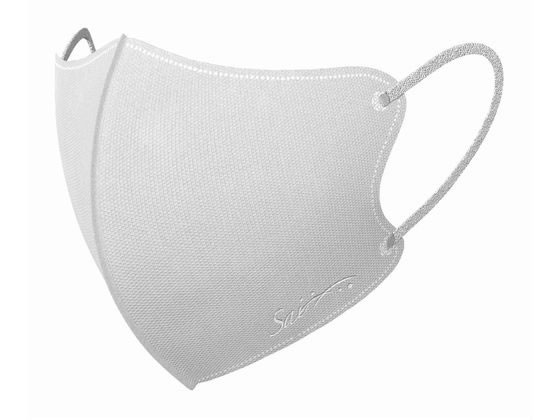 他サイト： 彩SAI シルクフィールマスク ふつう ホワイト×ホワイト 20枚 日翔の商品画像