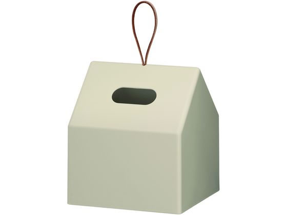 他サイト： ライクイット/再生プラスチックを使ったティッシュホルダー ベージュ 吉川国工業所の商品画像