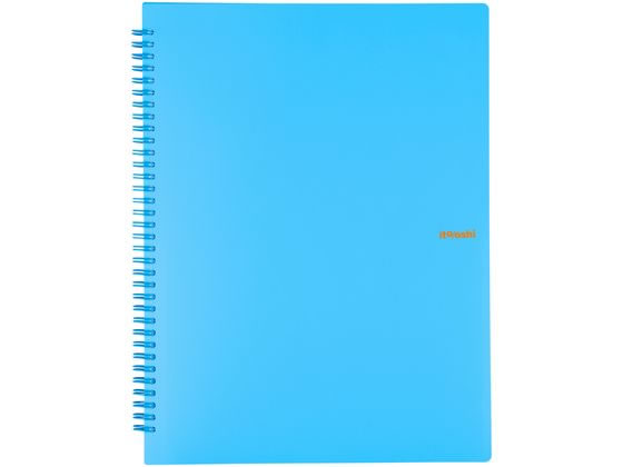 他サイト： イトオシ A4クリアーホルダー 1ポケット ツインリング型ファイル スカイブルー プラス 91817FL-324CFの商品画像