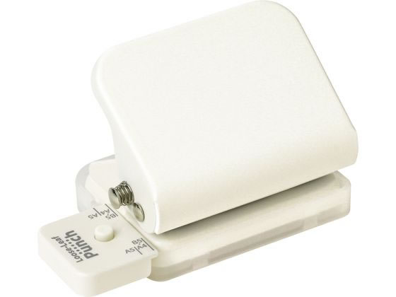 他サイト： ルーズリーフパンチ 6穴式 ホワイト コンパクト ソニック SP-8701-Wの商品画像