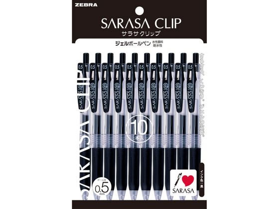 他サイト： サラサクリップ0.5 黒 10本入 ゼブラ P-JJ15-BK10の商品画像
