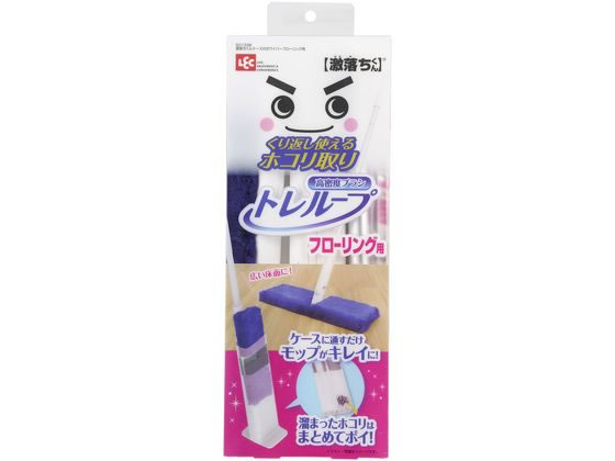 他サイト： 激落ちくん トレループ ケース付きワイパー フローリング用 レック S01338の商品画像