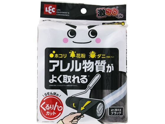 他サイト： 激コロ くるりんカット 強粘 90周 スペア ブラック 3巻 レックの商品画像