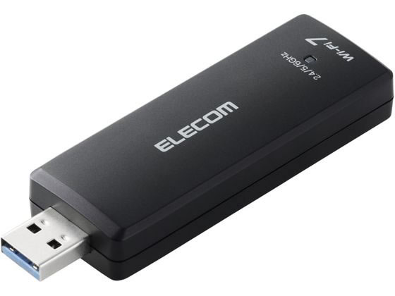 他サイト： 無線LANアダプター WiFi7 子機 ブラック エレコム WDC-BE28TU3-Bの商品画像