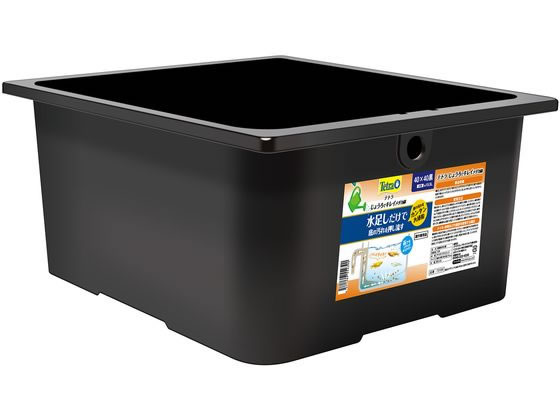 他サイト： テトラ じょうろでキレイメダカ鉢 40黒 スペクトラムブランズジャパンの商品画像