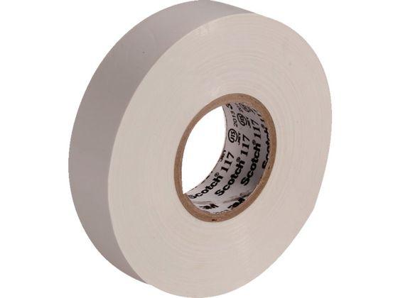 他サイト： ビニールテープ 117 白 19mmX20m 10巻入り 3M 3427081の商品画像