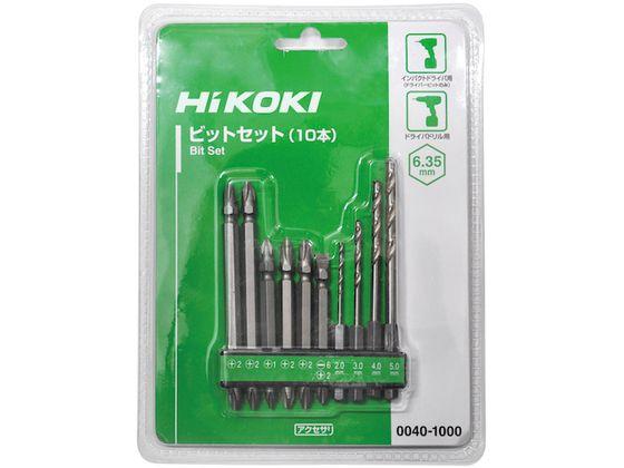 他サイト： ビットセット 10本入 0040-1000 HiKOKI 5542572の商品画像