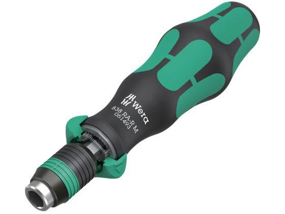 他サイト： ヴェラ 838 RA-R M ラチェット機能付き差替式ビットホルダー Wera 6578417の商品画像