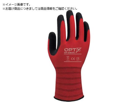 他サイト： Weed/天然ゴム背抜き手袋 OPTY OPー280R Mサイズ 5双入の商品画像