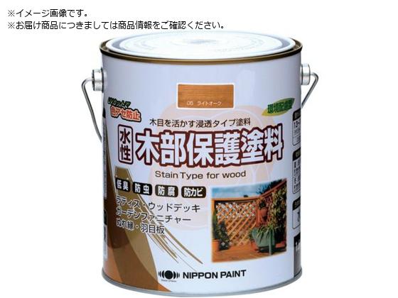 他サイト： ニッペ/水性木部保護塗料 1.6L ライトオーク HXY005-1.6の商品画像