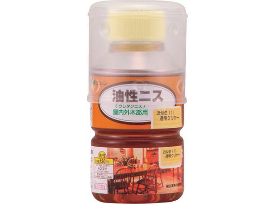 他サイト： 和信ペイント/油性ニス 透明クリヤー 120ml 900111の商品画像