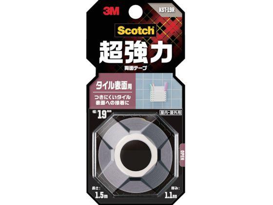 他サイト： スコッチ 超強力両面テープ タイル表面用 19mm×1.5m 3M 3894485の商品画像