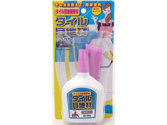 他サイト： タイル目地材 100g グレー 家庭化学工業の商品画像