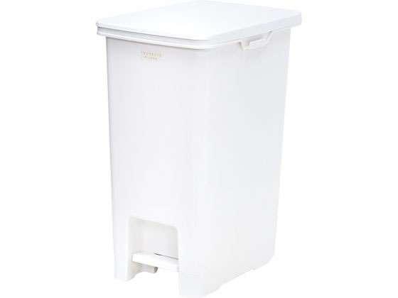 他サイト： ペダル式 ゴミ箱 フタ キャスター付き 30L ホワイト 天馬 ELP-PP30の商品画像