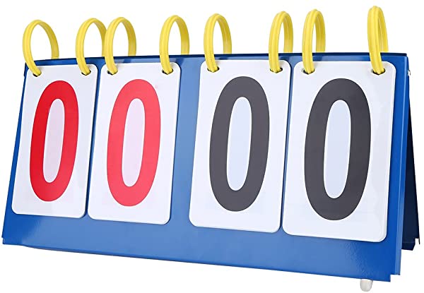 スコアボード 得点板 見やすい サッカー バスケットボール 卓球 スポーツ用スコアボード 軽量 ポータブル ４桁 の通販はau Pay マーケット Kaga Lab Au Pay マーケット店