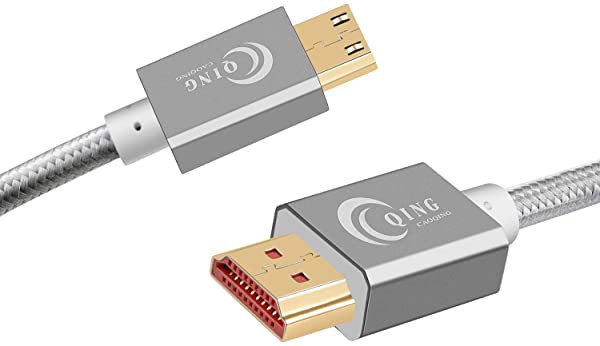 MINI HDMI to HDMIケーブル,ハイスピードミニHDMIケーブル 2K 3D 1080P 対応 金メッキ端子 高速伝送 mini ケーブル  1M 送料無料の通販はau PAY マーケット - Kaga.Lab au PAY マーケット店