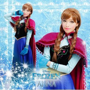 ディズニー アナと雪の女王 アナ Anna 風 衣装 マント 手袋 ウィッグセット コスプレ ハロウィン イベント仮装 オーダーサイズ可能の通販はau Pay マーケット ルガーノショップ