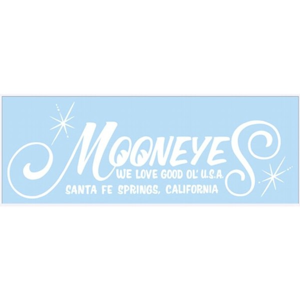 ムーンアイズ MOONEYES Logo抜き ステッカー(ホワイト) 人気 ステッカー シール 車 バイク アメリカン雑貨、アメリカ雑貨  アメ雑の通販はau PAY マーケット - ちゃんぷ