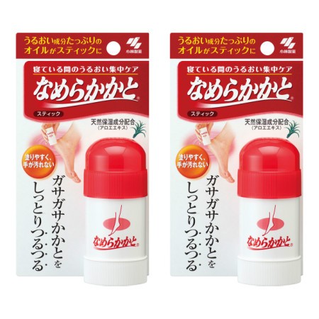 他サイト： 小林製薬 なめらかかとスティック 30g【2個セット】【お取り寄せ】(4987072011447-2)の商品画像
