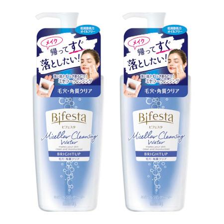 他サイト： マンダム ビフェスタ ミセラークレンジングウォーター ブライトアップ 400mL【2個セット】【お取り寄せ】(490280611の商品画像