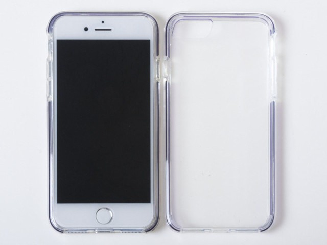 Apple Iphone 7 Iphone 8用 シンプル 防塵 ダブルカラー 半透明 Tpu製