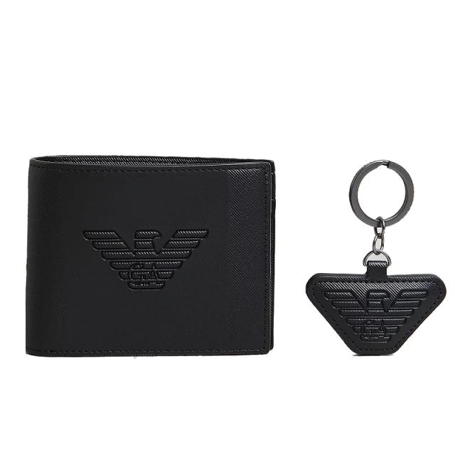 エンポリオアルマーニ 財布 キーリング セット サイフ メンズ 二つ折り財布 ブラック 小銭入れあり イーグルロゴ Emporio Armani Y4r174 の通販はau Pay マーケット ジェットラグ