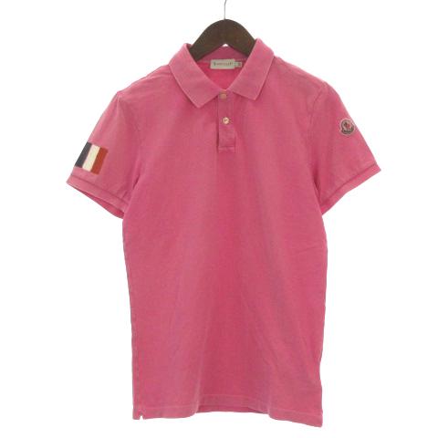 中古 モンクレール Moncler ポロシャツ 半袖 ロゴ トリコロール コットン ピンク Xs Sm メンズの通販はau Pay マーケット ブランド古着のベクトル