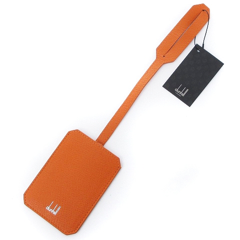 中古 未使用品 ダンヒル Dunhill ネームタグ バッグ用 スーツケースタグ 総柄 レザー オレンジ 名札 Sm0 メンズの通販はau Pay マーケット ブランド古着のベクトル