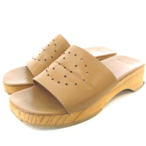 中古 エルメス エブリン サンダル ミュール ウッドソール Hロゴ パンチング ブラウン 茶系 35 22 5 靴 シューズの通販はau Pay マーケット ブランド古着のベクトル