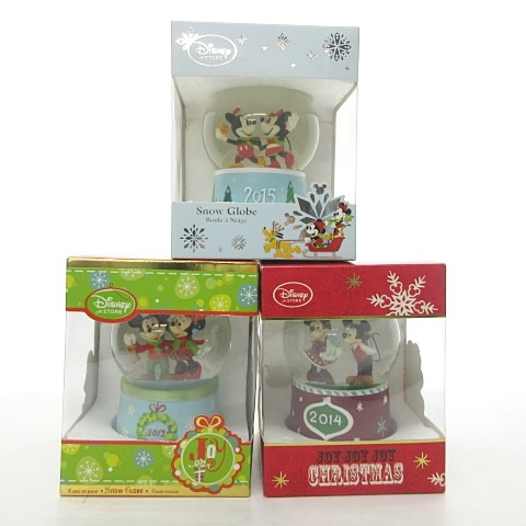 中古 未使用品 ディズニー Disney ミッキー ミニー スノードーム スノーグローブ 12 14 15 3セット クリスマス ホリデーの通販はau Pay マーケット ブランド古着のベクトル