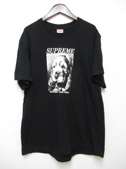 supreme remember tee black