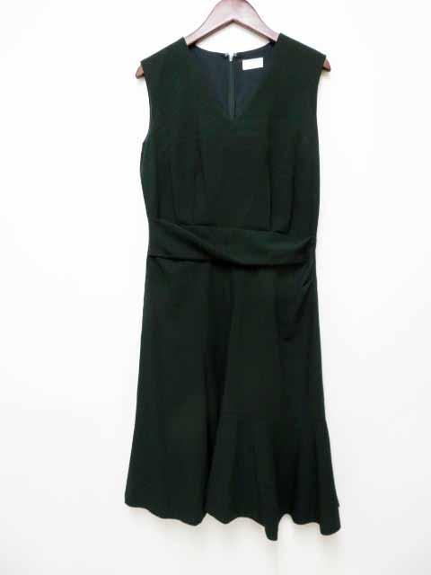 中古 ソーノ Sono ノースリーブ 裾フレア ワンピース M 緑 ブランド古着ベクトル 0918 レディースの通販はau Pay マーケット ブランド古着のベクトル
