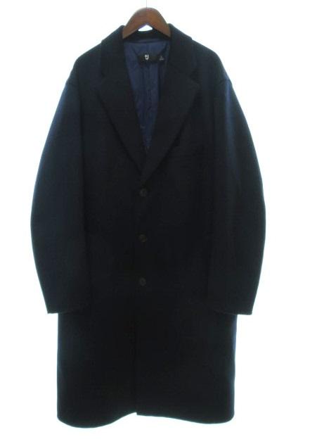 中古 ユニクロ Uniqlo J aw カシミヤブレンドオーバーサイズ チェスターコート ネイビー L メンズの通販はau Pay マーケット ブランド古着のベクトル