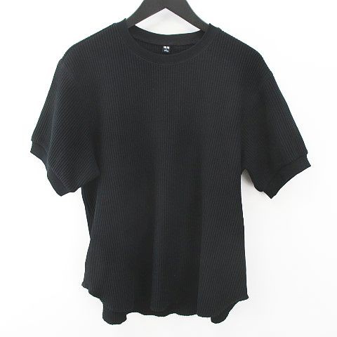 中古 ユニクロ Uniqlo 半袖 カットソー Tシャツ L 黒系 ブラック 綿 コットン ストレッチ 無地 メンズの通販はau Pay マーケット ブランド古着のベクトル