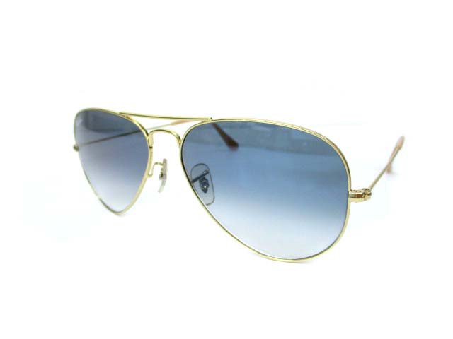 中古 レイバン Ray Ban サングラス アビエーター Aviator Rb3025 グラデーション ティアドップ ライトブルー 58の通販はau Pay マーケット ブランド古着のベクトル