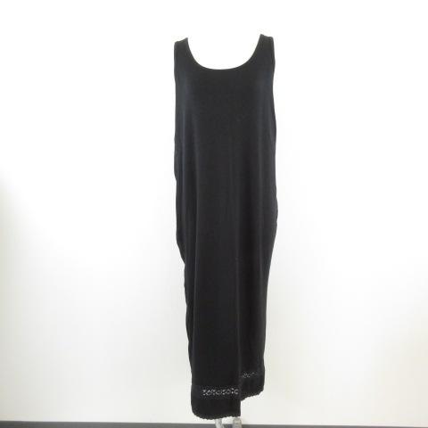 中古 イング Ingni カットソー マキシ丈ワンピース ロング フレア ノースリーブ 黒 M E462 レディースの通販はau Pay マーケット ブランド古着のベクトル
