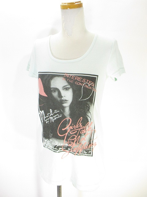 中古 セシルマクビー Cecil Mcbee Tシャツ カットソー 半袖 クルーネック プリント ミントグリーン M レディースの通販はau Pay マーケット ブランド古着のベクトル