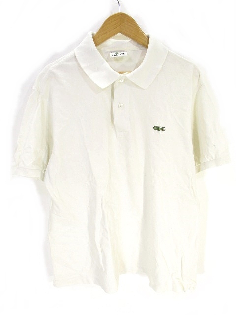 中古 ラコステ Lacoste ポロシャツ 半袖 ワンポイント 鹿の子 白 ホワイト 4 国内正規 Zx メンズの通販はau Pay マーケット ブランド古着のベクトル