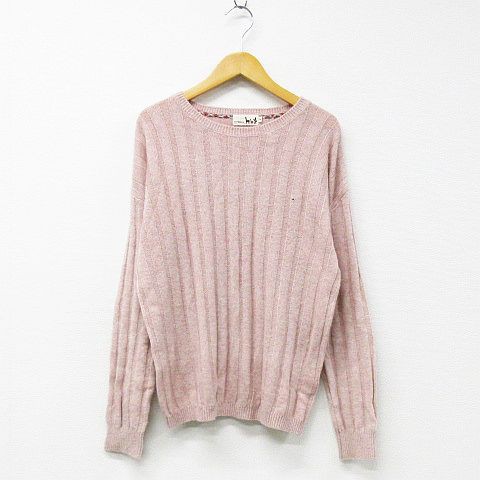 中古 チチカカ Titicaca ニット セーター 長袖 クルーネック リブ 中古 チチカカ Titicaca ニット セーター 長袖 クルーネック リブ