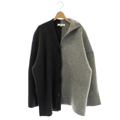 中古】エンフォルド 22SS TWO FACE BOX CARDIGAN カーディガン コート