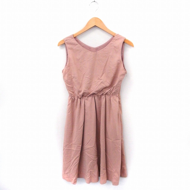 中古 ビームスハート Beams Heart ワンピース Vネック ノースリーブ ひざ下丈 シンプル 1 ピンク Ft4 レディースの通販はau Pay マーケット ブランド古着のベクトル