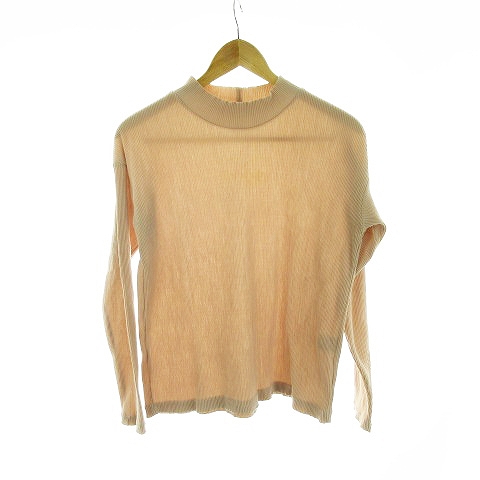 中古 ジーナシス Jeanasis カットソー 長袖 ハイネック リブ 無地 F ベージュ Mo レディースの通販はau Pay マーケット ブランド古着のベクトル