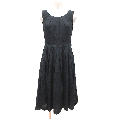 中古 ビームスライツ Beams Lights ワンピース ひざ丈 ノースリーブ 38 黒 ブラック Ct レディースの通販はau Pay マーケット ブランド古着のベクトル